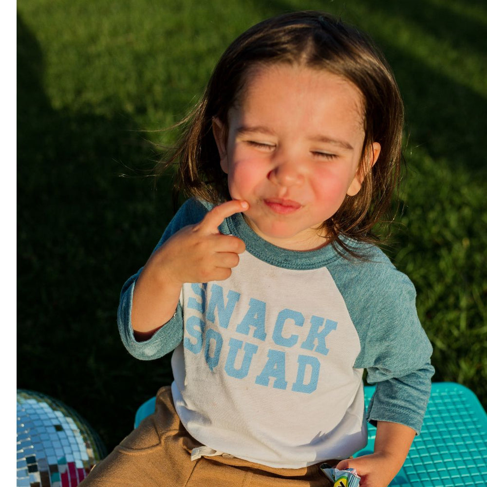 Snack Squad Toddler Raglan Tee